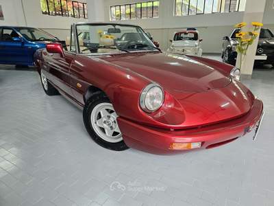 Alfa Romeo Spider 1.6 my90 Rosso usata Piancogno