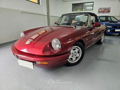 Alfa Romeo Spider 1.6 my90 Rosso usata Piancogno
