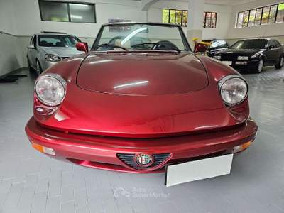 Alfa Romeo Spider 1.6 my90 Rosso usata Piancogno
