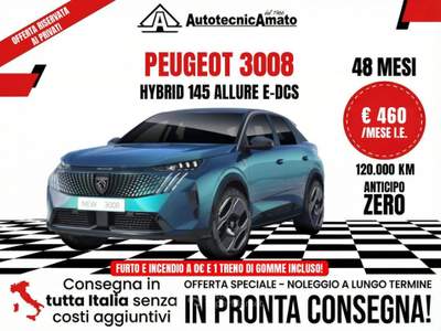 Peugeot 3008 Hybrid 145 e-DCS6 Allure Blu/Azzurro usata Marsala