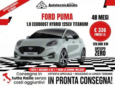 Ford Puma 1.0 EcoBoost Hybrid 125 CV S&S Titanium usata Marsala