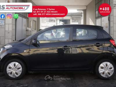 Citroen C1 Citroën C1 VTi 68 5 porte Feel Unicoproprietario Nero usata Torino