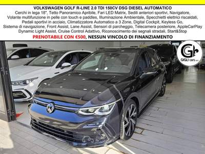 Volkswagen Golf Rline 2.0 TDI DSG Led Matrix R Line Tetto Navi Cam Nero usata Campi Bisenzio
