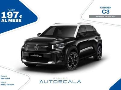 Citroen C3 PureTech 100 S&S Max Argento usata Pozzuoli