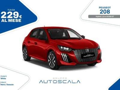 Peugeot 208 Hybrid 110 e-DCS6 GT Argento usata Pozzuoli