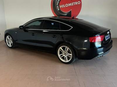 Audi A5 SPB 2.0 TDI S-LINE Sline Esterno e Interno Nero usata Crocetta del Montello