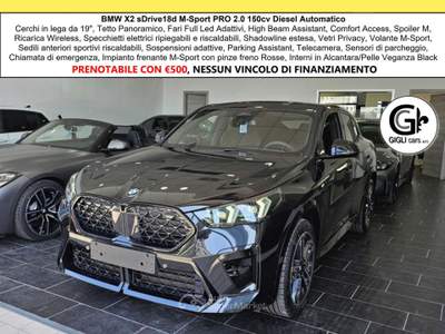 BMW X2 M-Sport PRO Camera Tetto Navi PDC NEW MODEL Nero usata Campi Bisenzio