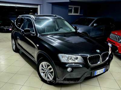 BMW X3 18d XLINE 150cv SDRIVE PELLE/TETTO PANORAMICO/NAVI Nero usata Altamura