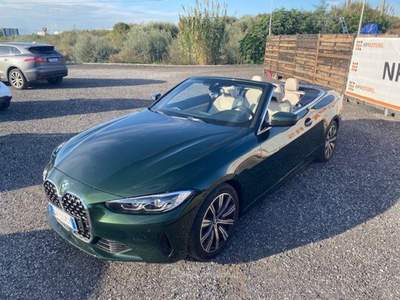 BMW Serie 4 430i 430i Cabrio Luxury Verde usata CATANIA