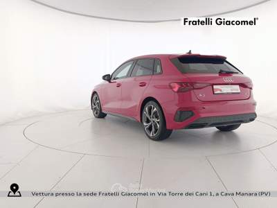 Audi A3 sportback 35 2.0 tdi s line edition s-tronic Rosso usata Assago