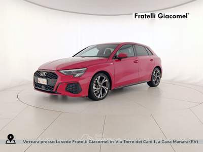 Audi A3 sportback 35 2.0 tdi s line edition s-tronic Rosso usata Assago