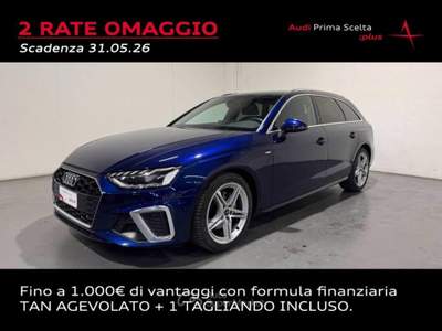 Audi A4 AVANT 40 TDI MHEV S-TRONIC QUATTRO S-LINE Blu/Azzurro usata San Fior