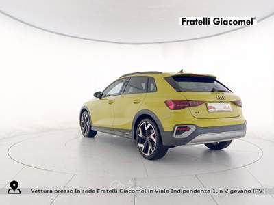 Audi A3 allstreet 35 1.5 tfsi mhev identity contrast s-tronic Giallo usata Vigevano