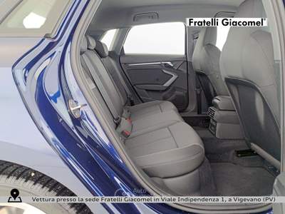 Audi A3 sportback 35 2.0 tdi s-tronic Blu/Azzurro usata Vigevano