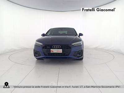 Audi A5 sportback 40 2.0 tdi mhev s line edition quattro 204cv s-tronic Blu/Azzurro usata San Martino Siccomario