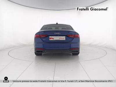 Audi A5 sportback 40 2.0 tdi mhev s line edition quattro 204cv s-tronic Blu/Azzurro usata San Martino Siccomario