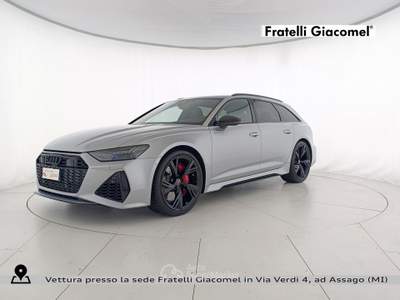 Audi RS 6 avant 4.0 mhev performance quattro tiptronic Argento usata Assago