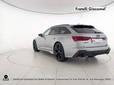 Audi RS 6 avant 4.0 mhev performance quattro tiptronic Argento usata Assago
