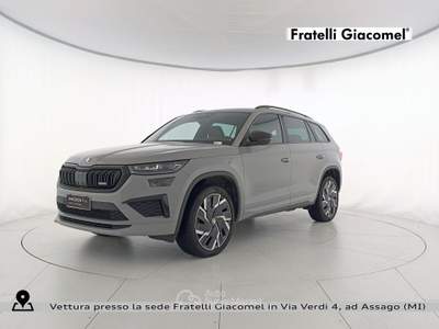 Skoda Kodiaq 2.0 tsi rs 4x4 245cv dsg Grigio usata Assago