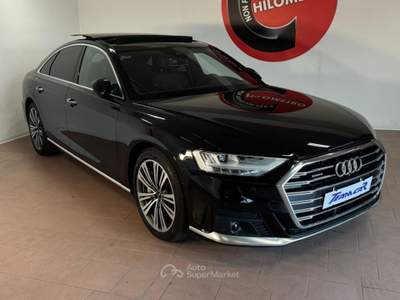 Audi A8 55 TFSI 3.0 quattro tiptronic TETTUCCIO Nero usata Crocetta del Montello