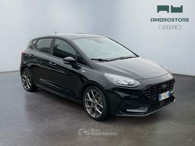 Ford Fiesta  - fiesta 5p 1.0 ecoboost h st-line 125cv Nero usata Segrate