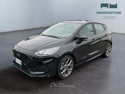 Ford Fiesta  - fiesta 5p 1.0 ecoboost h st-line 125cv Nero usata Segrate