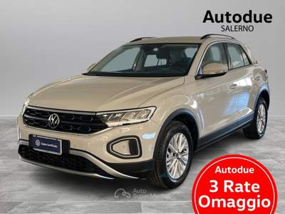 Volkswagen T-Roc  - t-roc 1.0 tsi life 110cv Beige usata Salerno