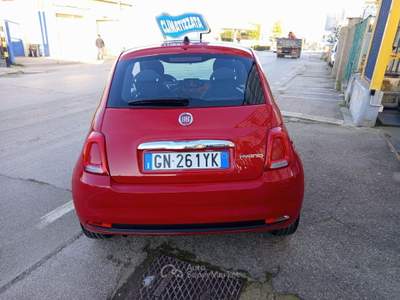 Fiat 500 1.0 Hybrid Rosso usata Barletta