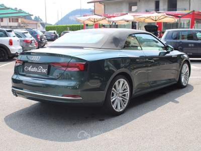 Audi A5 Cabrio 50 TDI TIPTRONIC QUATTRO SPORT 4x4 INTERNI NERI IN PELLE Verde usata Villongo
