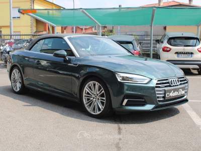 Audi A5 Cabrio 50 TDI TIPTRONIC QUATTRO SPORT 4x4 INTERNI NERI IN PELLE Verde usata Villongo