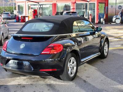 Volkswagen Maggiolino Cabrio 1.2 TSI Design 105CV NAVY PLUS SEDILI RISCALDATI Nero usata Villongo