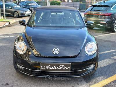 Volkswagen Maggiolino Cabrio 1.2 TSI Design 105CV NAVY PLUS SEDILI RISCALDATI Nero usata Villongo