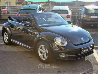 Volkswagen Maggiolino Cabrio 1.2 TSI Design 105CV NAVY PLUS SEDILI RISCALDATI Nero usata Villongo