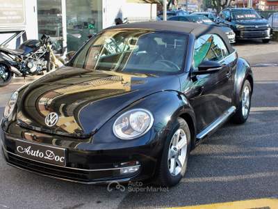 Volkswagen Maggiolino Cabrio 1.2 TSI Design 105CV NAVY PLUS SEDILI RISCALDATI Nero usata Villongo