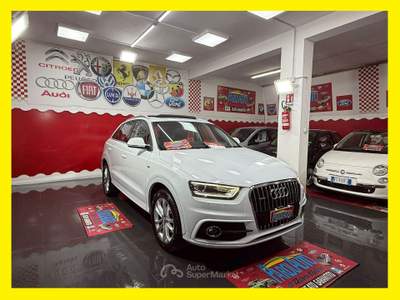 Audi Q3 140cv S Line Edition - 2014 Bianco usata Giugliano in Campania