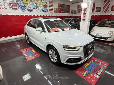 Audi Q3 140cv S Line Edition - 2014 Bianco usata Giugliano in Campania