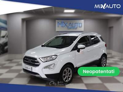 Ford EcoSport 1.0 EcoBoost 100 CV Titanium EU6 Bianco usata Latina