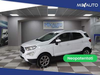 Ford EcoSport 1.0 EcoBoost 100 CV Titanium EU6 Bianco usata Latina
