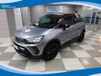 Opel Crossland 1.2 110cv GS Line EU6 Argento usata Latina