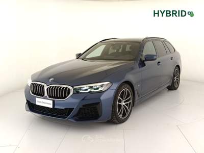 BMW Serie 5 520d 520d touring mhev 48v xdrive msport auto Blu/Azzurro usata Bari
