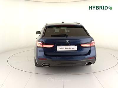 BMW Serie 5 520d 520d touring mhev 48v xdrive msport auto Blu/Azzurro usata Bari