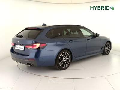 BMW Serie 5 520d 520d touring mhev 48v xdrive msport auto Blu/Azzurro usata Bari