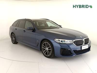 BMW Serie 5 520d 520d touring mhev 48v xdrive msport auto Blu/Azzurro usata Bari