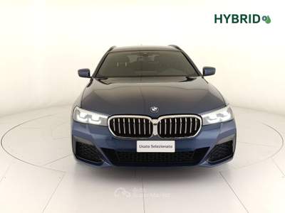 BMW Serie 5 520d 520d touring mhev 48v xdrive msport auto Blu/Azzurro usata Bari