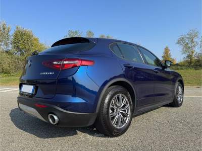 Alfa Romeo Stelvio 2.2 t  Q4 190cv  Telecamera ! UniPro - Fatturabile Blu/Azzurro usata Settimo Torinese