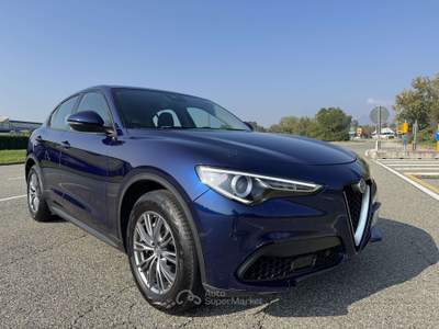 Alfa Romeo Stelvio 2.2 t  Q4 190cv  Telecamera ! UniPro - Fatturabile Blu/Azzurro usata Settimo Torinese