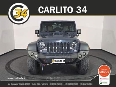 Jeep Wrangler 2.8 crd Sahara auto E6 Grigio usata Teglio