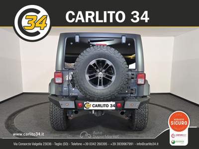 Jeep Wrangler 2.8 crd Sahara auto E6 Grigio usata Teglio