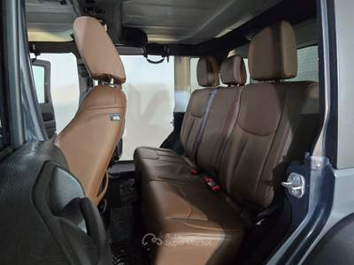Jeep Wrangler 2.8 crd Sahara auto E6 Grigio usata Teglio