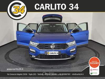 Volkswagen T-Roc 2.0 tdi Style 4motion dsg Blu/Azzurro usata Teglio